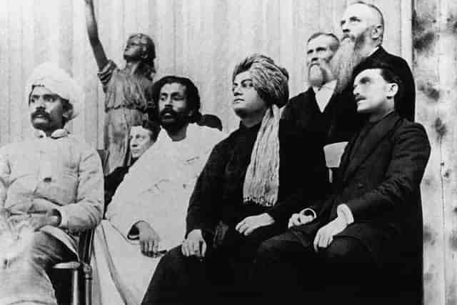 Swami Vivekananda at the Parliament of Religions. (Wikimedia Commons) 